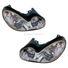 2004 Hyundai Sonata Headlight Assembly Pair 1
