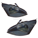 2003 Ford Focus Headlight Assembly Pair 1