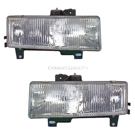 2000 Gmc Yukon Headlight Assembly Pair 1