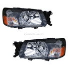 2004 Subaru Forester Headlight Assembly Pair 1