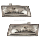 1995 Dodge Caravan Headlight Assembly Pair 1