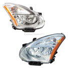 2010 Nissan Rogue Headlight Assembly Pair 1