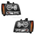 2012 Chevrolet Avalanche Headlight Assembly Pair 1