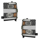 2017 Chevrolet Silverado 1500 Headlight Assembly Pair 1