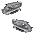 2016 Nissan Rogue Headlight Assembly Pair 1