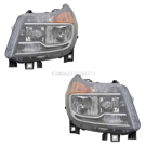 2021 Dodge ProMaster 2500 Headlight Assembly Pair 1