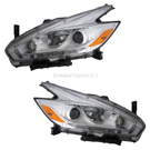 2017 Nissan Murano Headlight Assembly Pair 1