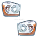 2004 Dodge Durango Headlight Assembly Pair 1