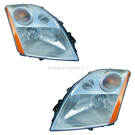 2007 Nissan Sentra Headlight Assembly Pair 1