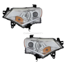 2017 Nissan Quest Headlight Assembly Pair 1