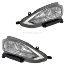 2016 Nissan Sentra Headlight Assembly Pair 1