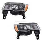2017 Jeep Grand Cherokee Headlight Assembly Pair 1