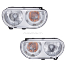 2012 Dodge Challenger Headlight Assembly Pair 1