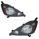 2012 Honda Fit Headlight Assembly Pair 1