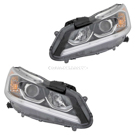 2017 Honda Accord Headlight Assembly Pair 1