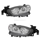 2014 Mazda 6 Headlight Assembly Pair 1