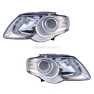 2008 Volkswagen Passat Headlight Assembly Pair 1