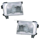 2000 Nissan Frontier Headlight Assembly Pair 1