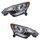 2019 Nissan Versa Note Headlight Assembly Pair 1