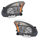 2014 Nissan Rogue Select Headlight Assembly Pair 1