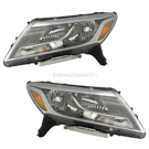 2015 Nissan Pathfinder Headlight Assembly Pair 1