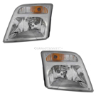 2010 Ford Transit Connect Headlight Assembly Pair 1
