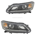 2014 Honda Accord Headlight Assembly Pair 1