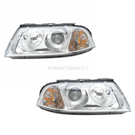 2001 Volkswagen Passat Headlight Assembly Pair 1
