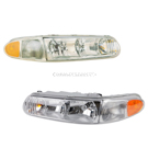 2000 Buick Regal Headlight Assembly Pair 1