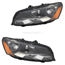 2012 Volkswagen Passat Headlight Assembly Pair 1