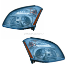 2008 Nissan Maxima Headlight Assembly Pair 1