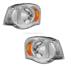 2008 Chrysler Aspen Headlight Assembly Pair 1