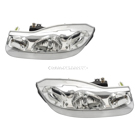 2002 Saturn SC2 Headlight Assembly Pair 1