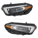 2019 Mercedes Benz A220 Headlight Assembly Pair 1