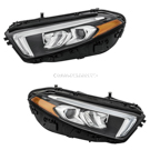 2019 Mercedes Benz A220 Headlight Assembly Pair 1