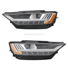 2019 Audi A8 Quattro Headlight Assembly Pair 1