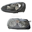 2012 Volkswagen Jetta Headlight Assembly Pair 1