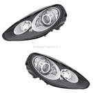 2015 Porsche Panamera Headlight Assembly Pair 1