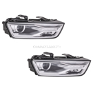 2017 Audi Q3 Headlight Assembly Pair 1