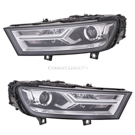 2017 Audi Q7 Headlight Assembly Pair 1
