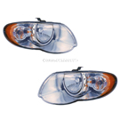 2007 Chrysler Town and Country Headlight Assembly Pair 1