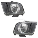 2005 Ford Mustang Headlight Assembly Pair 1