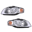 2009 Audi S4 Headlight Assembly Pair 1