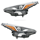 2019 Toyota Prius AWD-e Headlight Assembly Pair 1