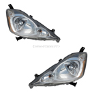 2011 Honda Fit Headlight Assembly Pair 1