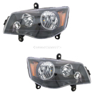 2017 Dodge Grand Caravan Headlight Assembly Pair 1