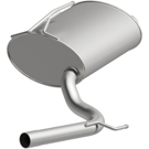 2007 Honda Accord Exhaust Muffler Assembly 1