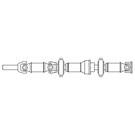 1992 Mitsubishi Galant Driveshaft 1