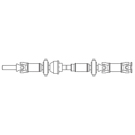 1992 Mitsubishi Expo Driveshaft 2