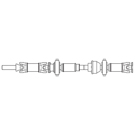 1995 Mitsubishi Eclipse Driveshaft 1